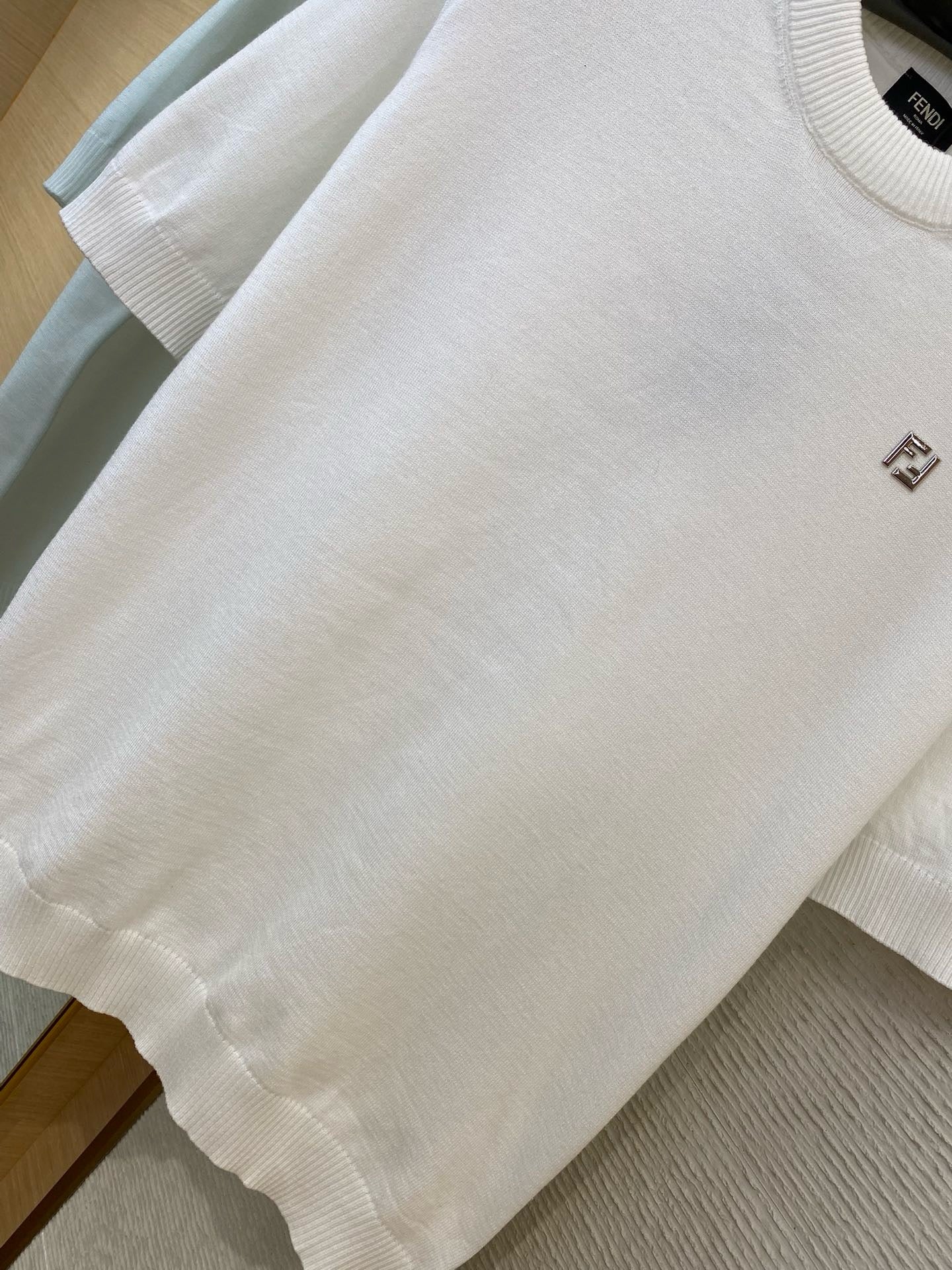 FENDI - Jacquard Knitted T-Shirt