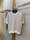 FENDI - Jacquard Knitted T-Shirt