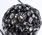CHANEL - Gold Metal Strass Crystal Sphere Minaudiere Clutch Hardware, 2025