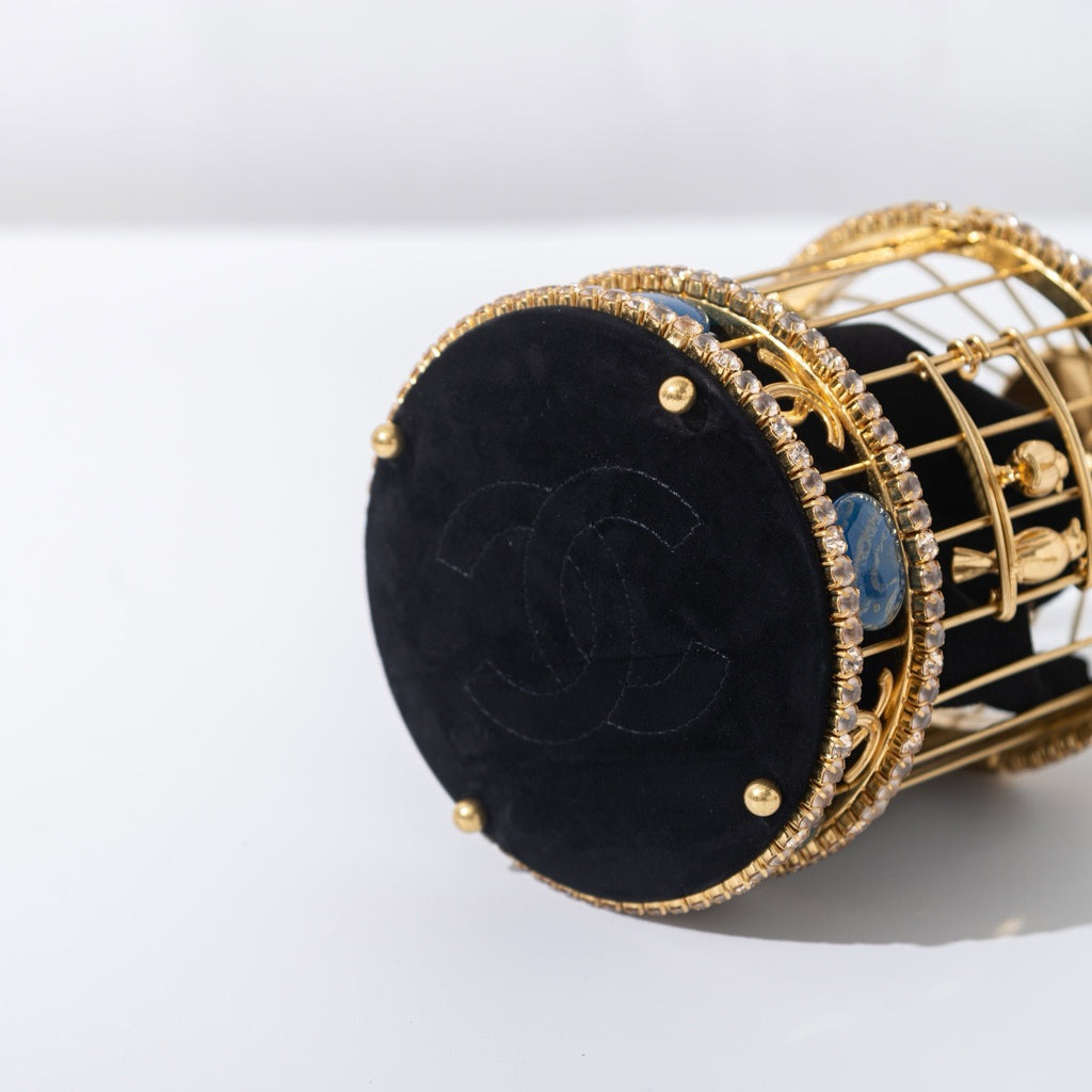 CHANEL - BIRD CAGE BAG RUNWAY EVENING BAG
