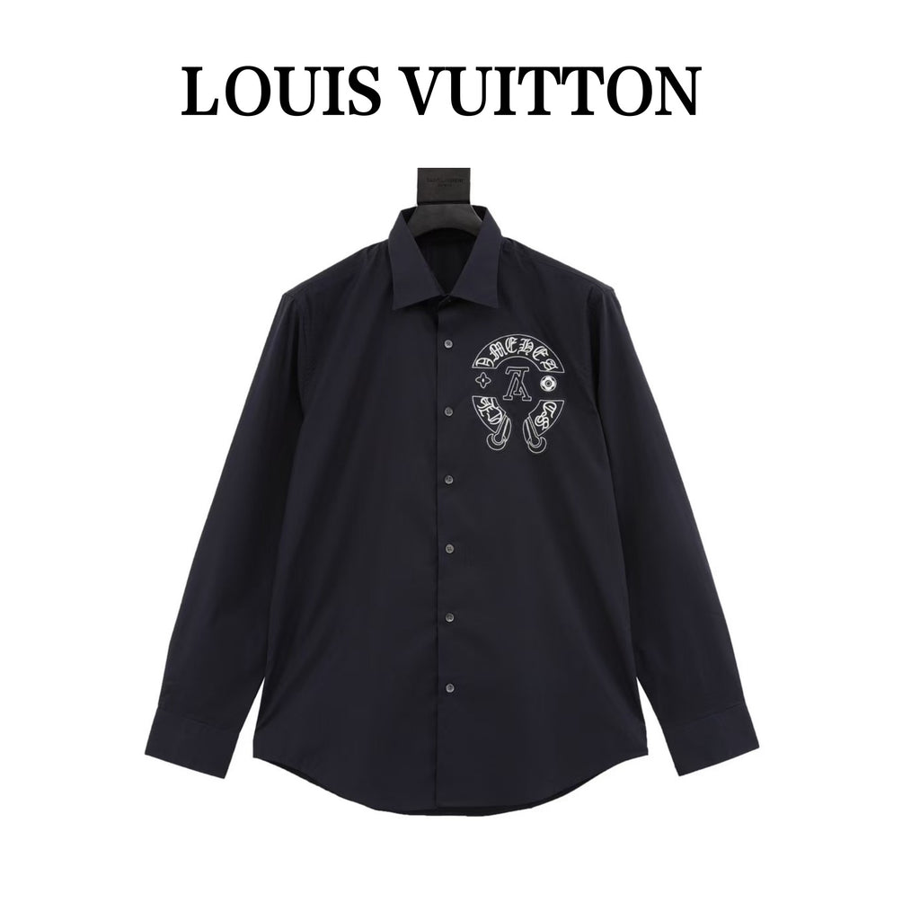 LOUIS VUITTON - Printed Signature Long-Sleeved Shirt