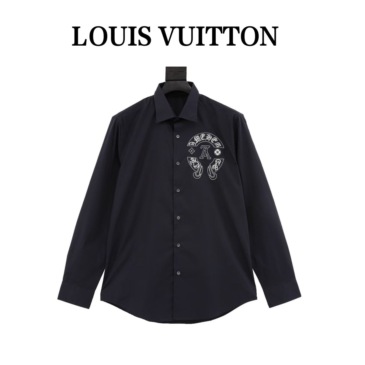 LOUIS VUITTON - Printed Signature Long-Sleeved Shirt