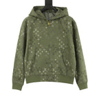 LOUIS VUITTON - Monogram Embellished Hooded Blouson