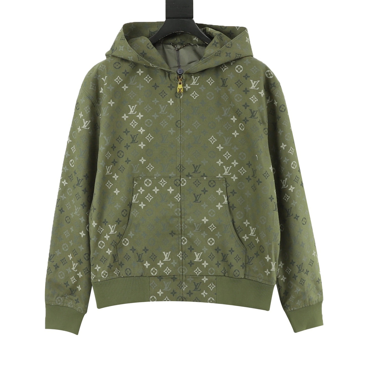 LOUIS VUITTON - Monogram Embellished Hooded Blouson