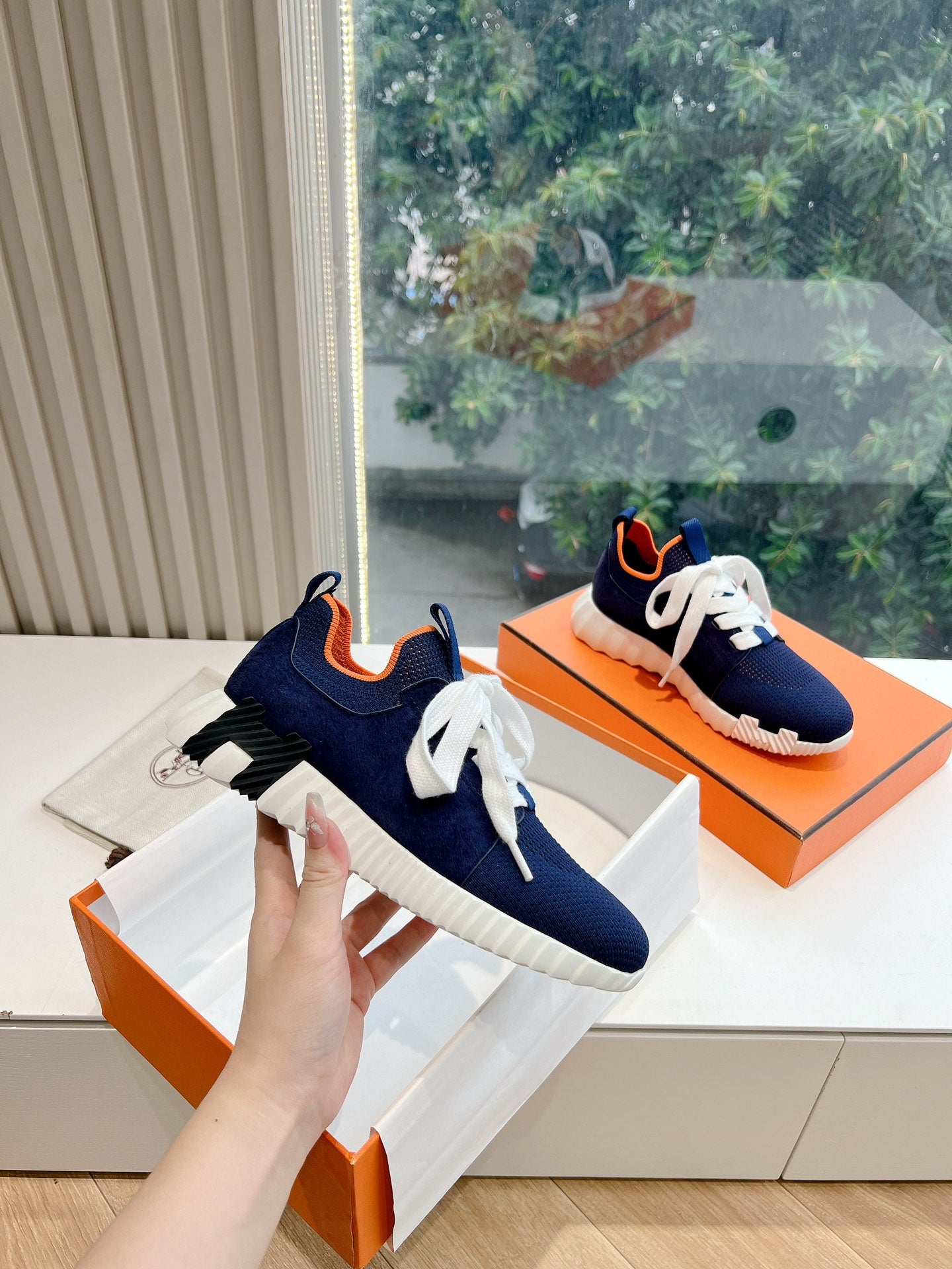HERMES - Napa sneakers