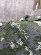 GUCCI  - Retro camouflage monogram print jacket