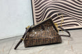 FENDI - Women's White Small First Crystal Bag