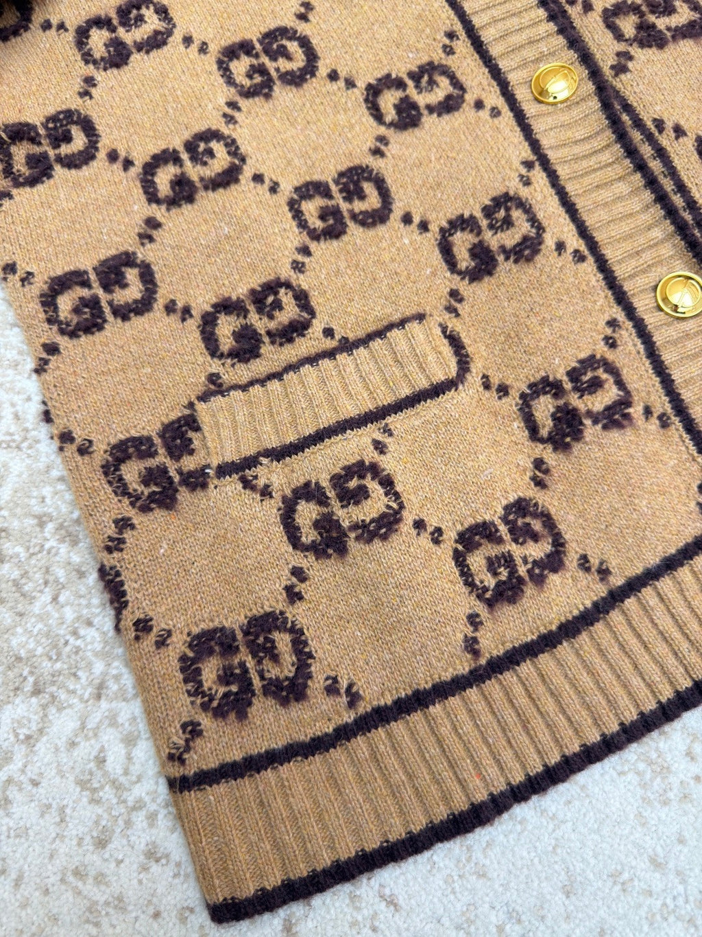 GUCCI  - GG jacquard cardigan