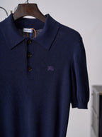 BURBERRY - Cashmere Polo Shirt
