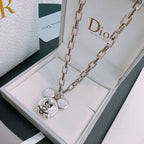 DIOR - Oblique Pendant Necklace