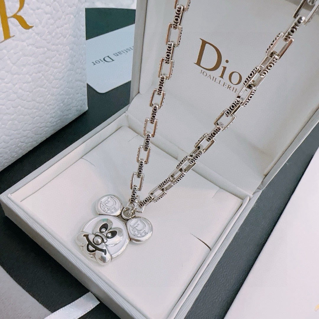 DIOR - Oblique Pendant Necklace