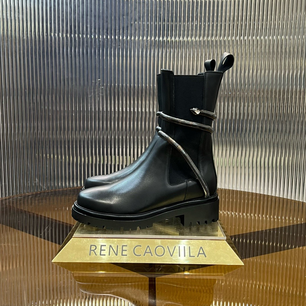 RENE CAOVILLA - jeweled jumper biker