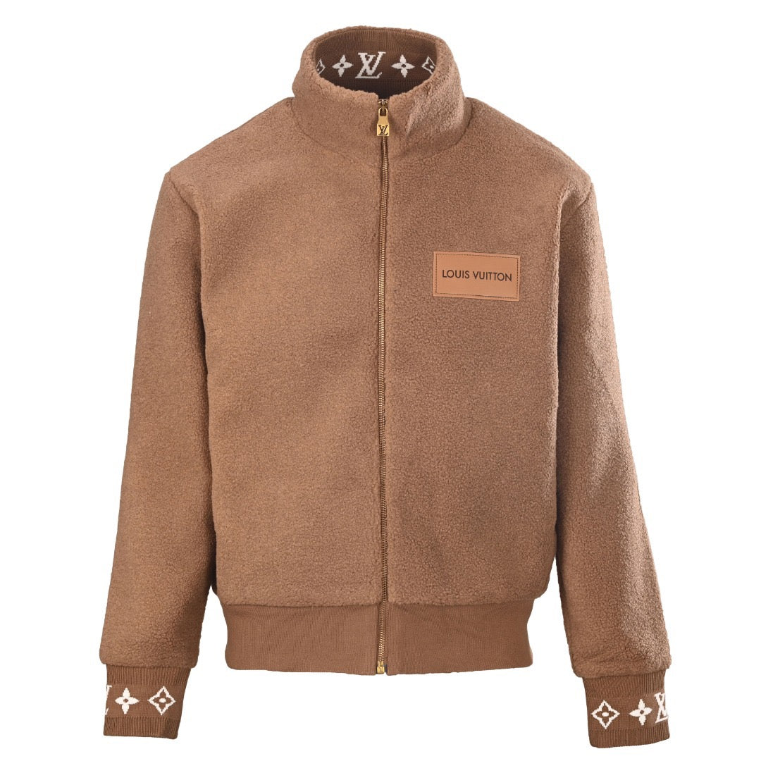 LOUIS VUITTON - Leather Patch Fleece