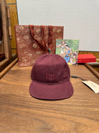 MIU MIU - Denim baseball cap