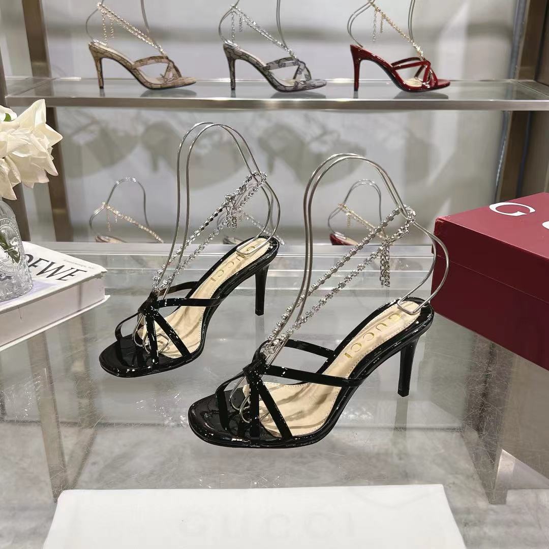 GUCCI - Embellished sandals
