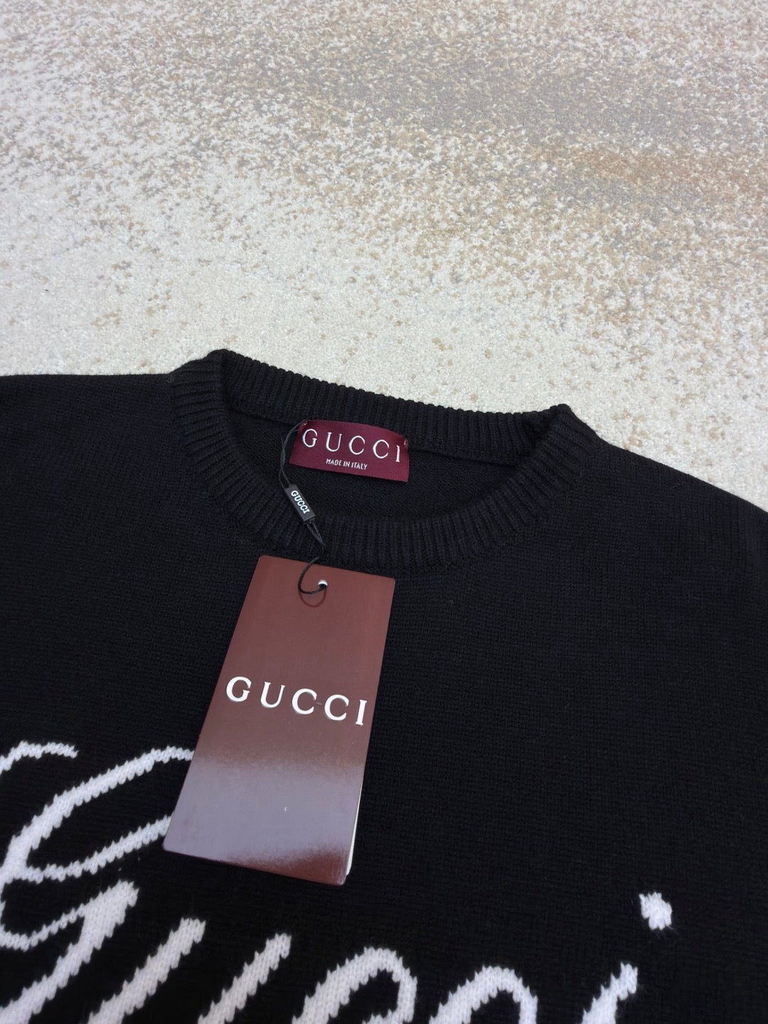 GUCCI  - Knit wool jumper with intarsia unisex