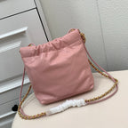 CHANEL - Shiny Calfskin & Gold-Tone Metal