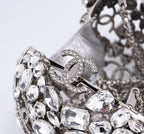 CHANEL - Gold Metal Strass Crystal Sphere Minaudiere Clutch Hardware, 2025