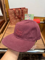 MIU MIU - Denim baseball cap