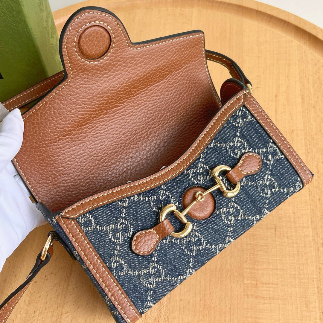 GUCCI - Horsebit 1955 mini bag