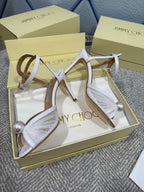 JIMMY CHOO - Women’s Sandals with Pearl