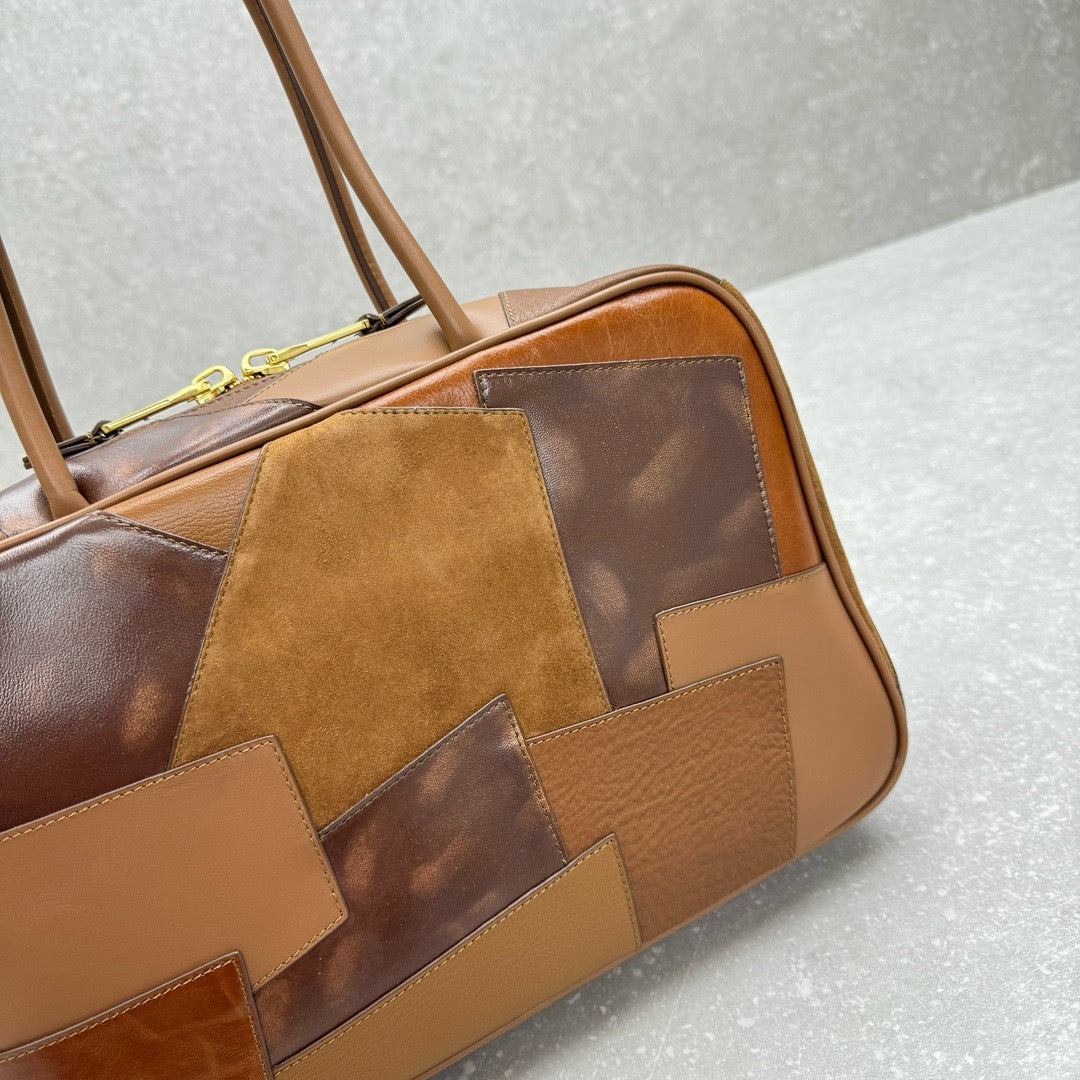 MIU MIU - Leather patchwork Beau bag