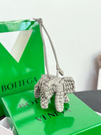 BOTTEGA VENETA - Intrecciato Leather Bag Charm