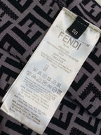 FENDI - Jacquard Knitted T-Shirt
