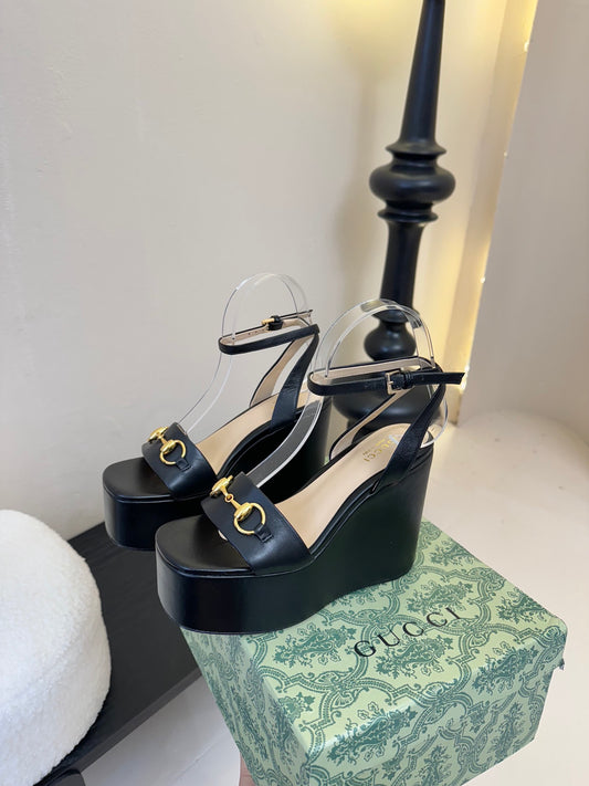 GUCCI - Platform leather