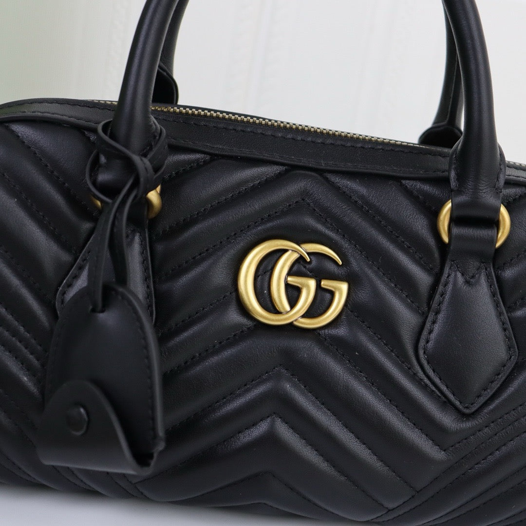 GUCCI - GG Marmont Small Top Handle Bag