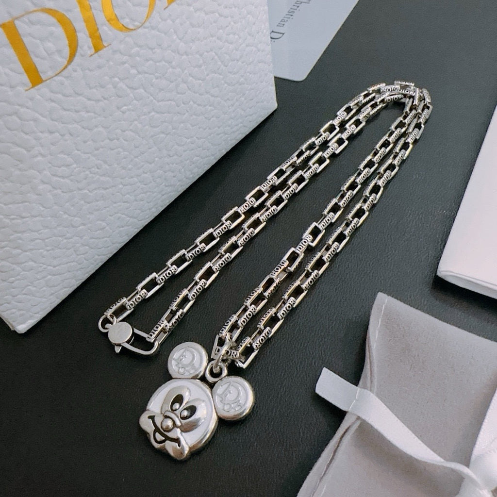 DIOR - Oblique Pendant Necklace