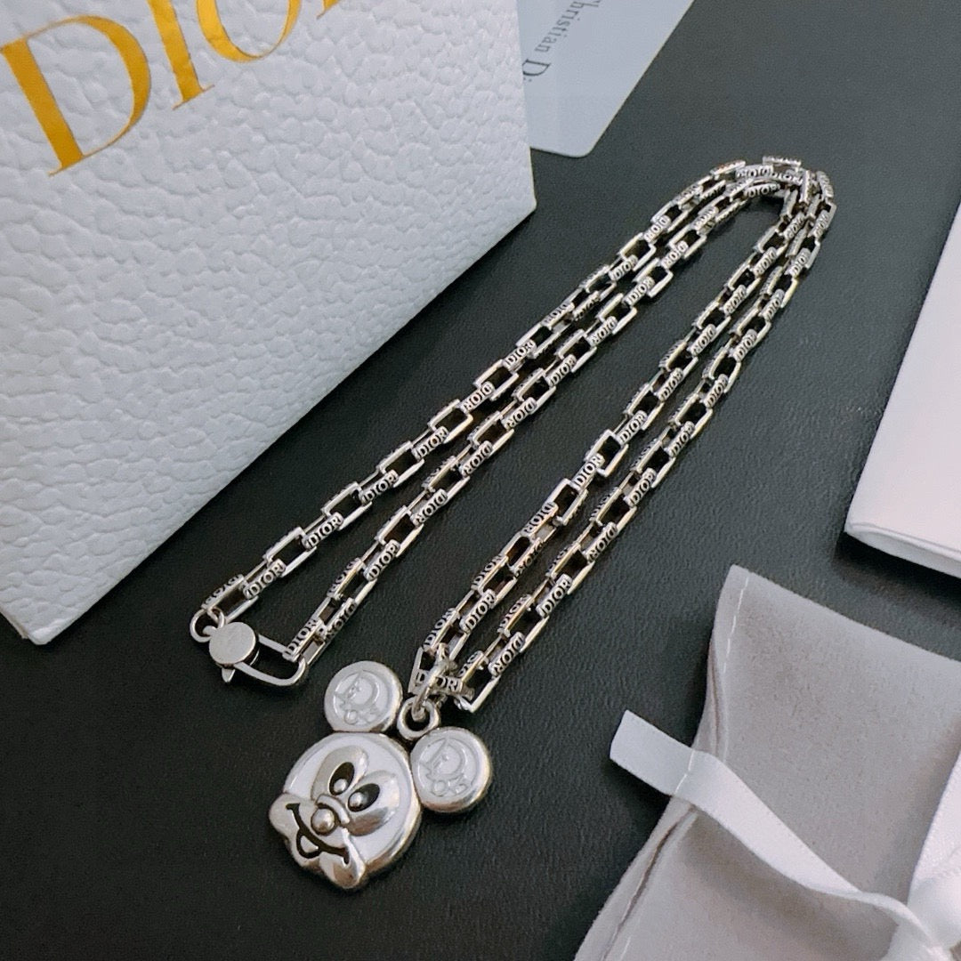 DIOR - Oblique Pendant Necklace