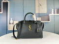 SAINT LAURENT- Black Leather Handbag
