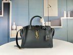 SAINT LAURENT- Black Leather Handbag
