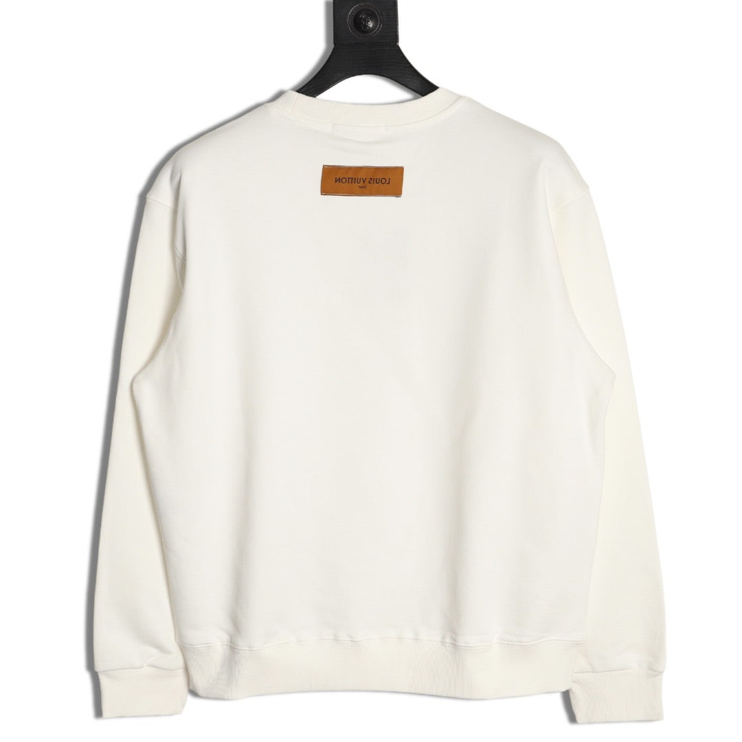LOUIS VUITTON -unisex Cursive Signature Pullove