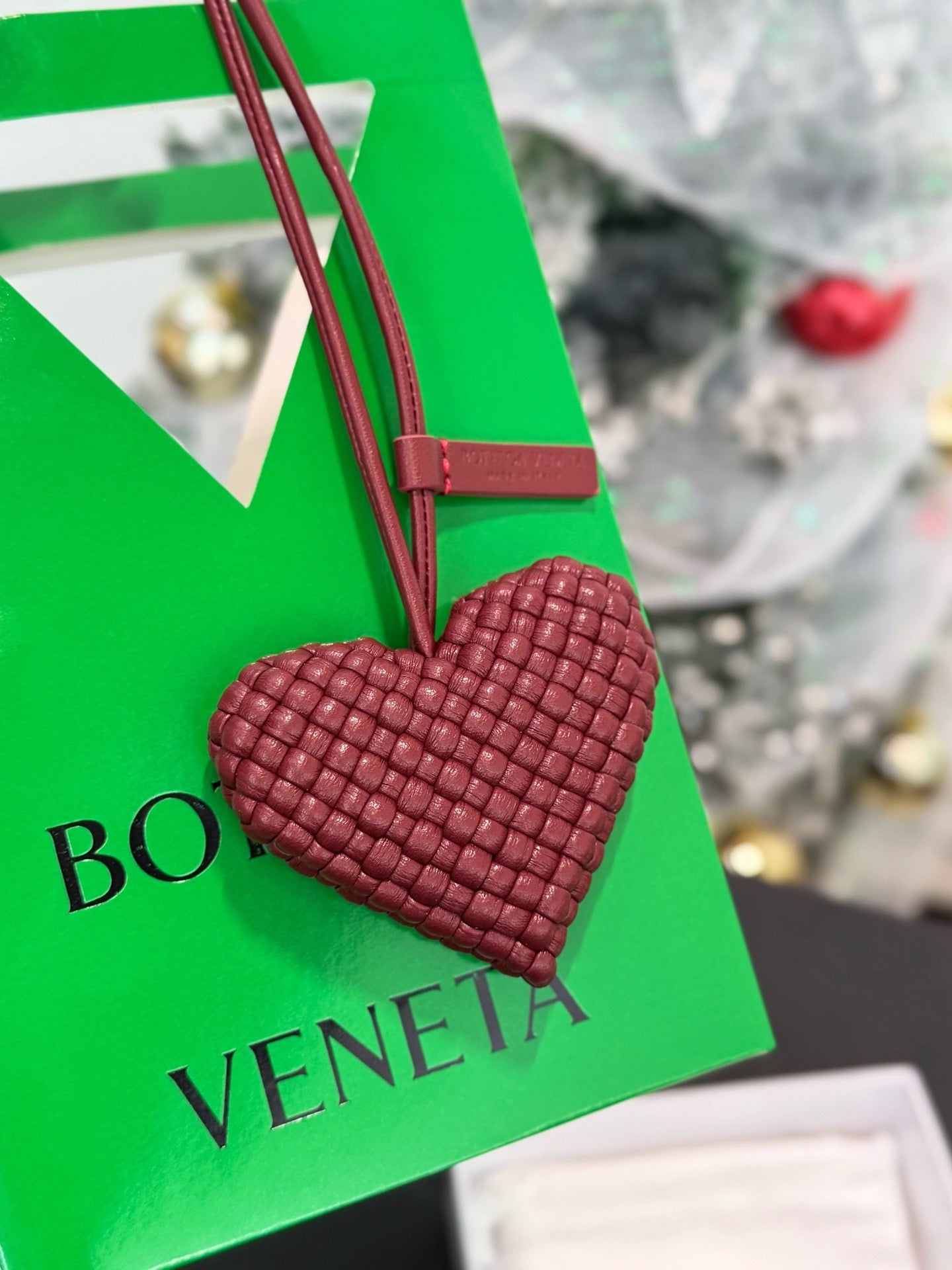 BOTTEGA VENETA - Intrecciato Leather Bag Charm