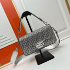 FENDI - Big Baguette Bag in Crystal FF Motif