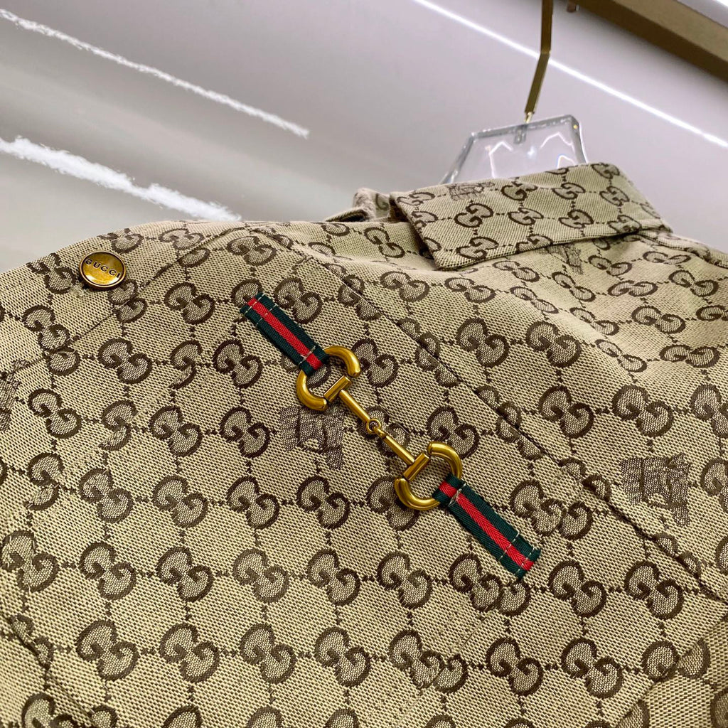 GUCCI  - GG canvas shirt jacket