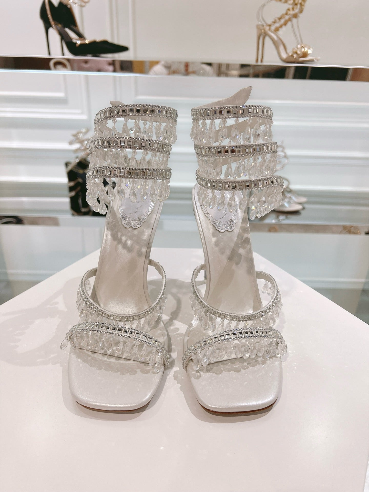 RENE CAOVILLA - CHANDELIER  SANDAL