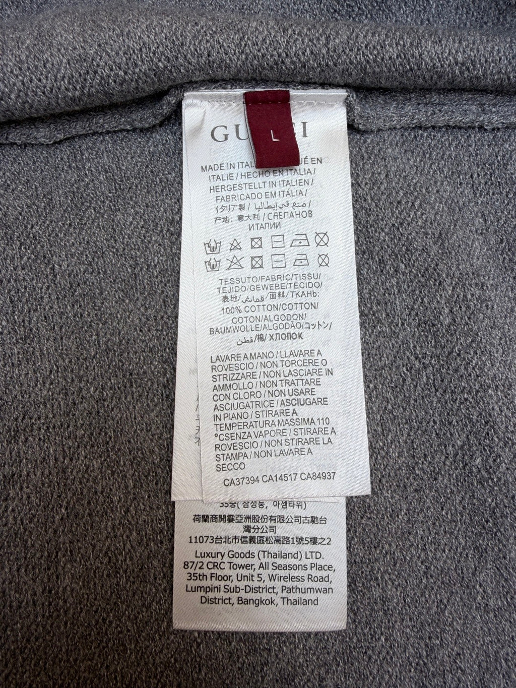 GUCCI  - Knit wool jumper with intarsia unisex