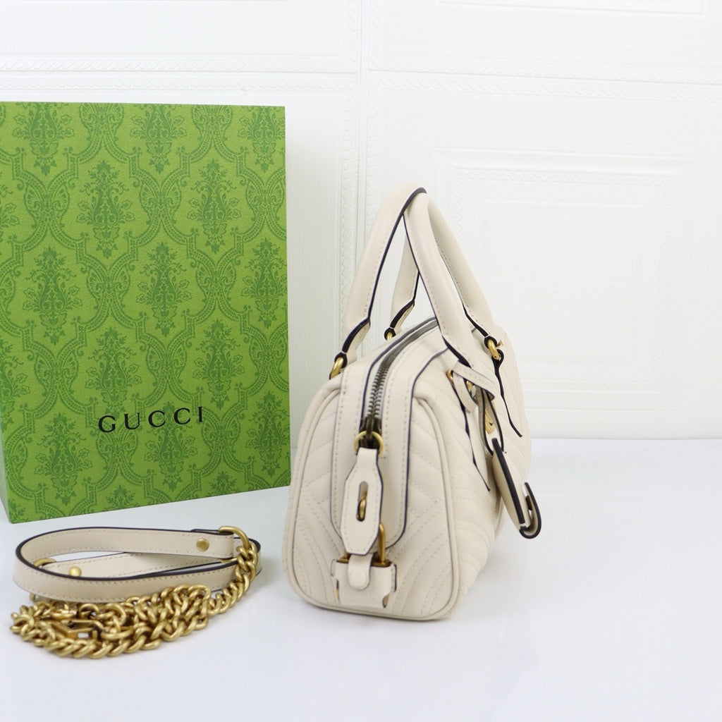 GUCCI - GG Marmont Small Top Handle Bag