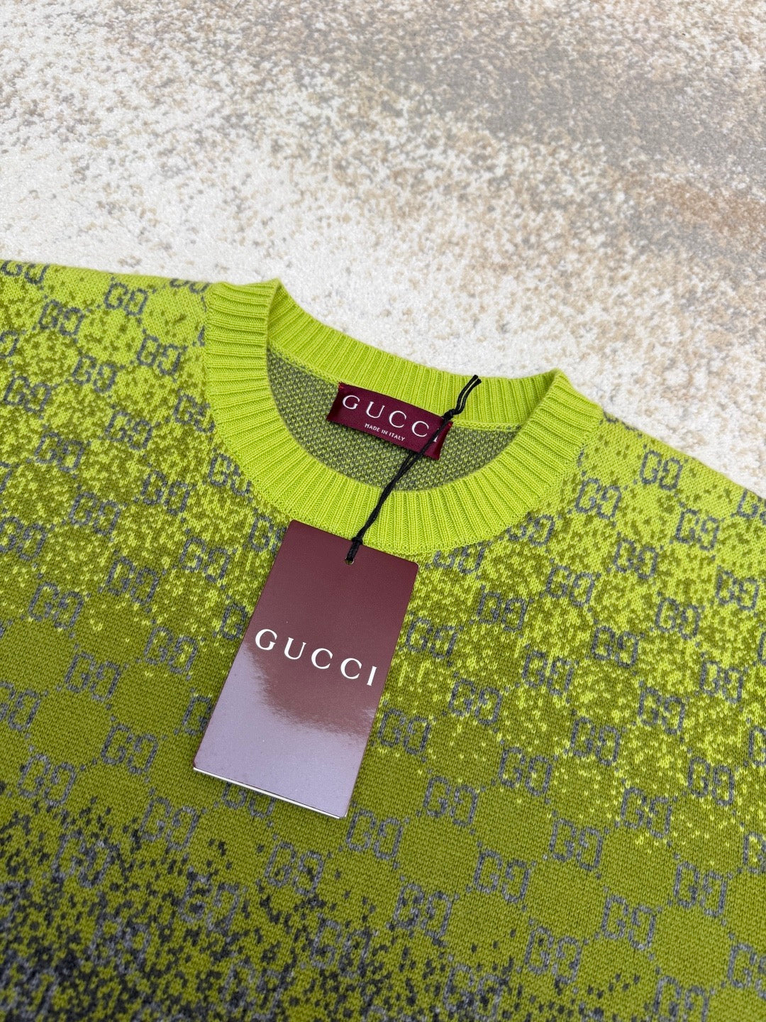 GUCCI  -  GG Wool Cashmere Jacquard Sweater