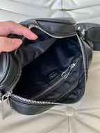 FENDI -  Zucca Coated Canvas and Leather  Bag