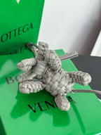 BOTTEGA VENETA - Intrecciato Leather Bag Charm