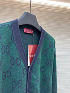 GUCCI  - GG degradé-jacquard cardigan