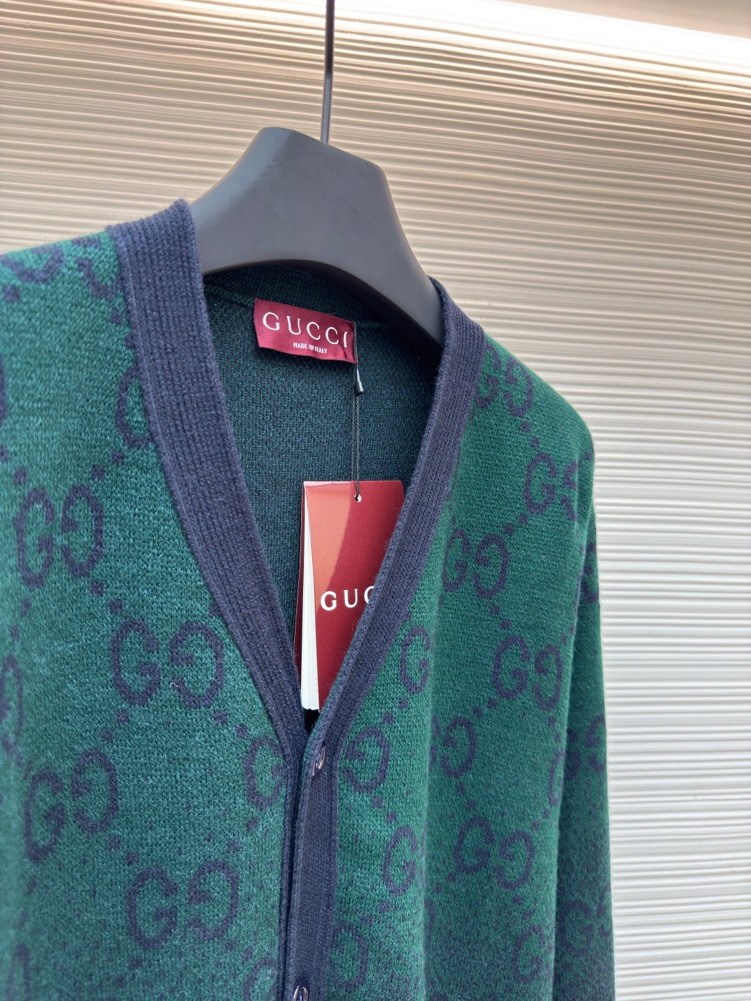 GUCCI  - GG degradé-jacquard cardigan