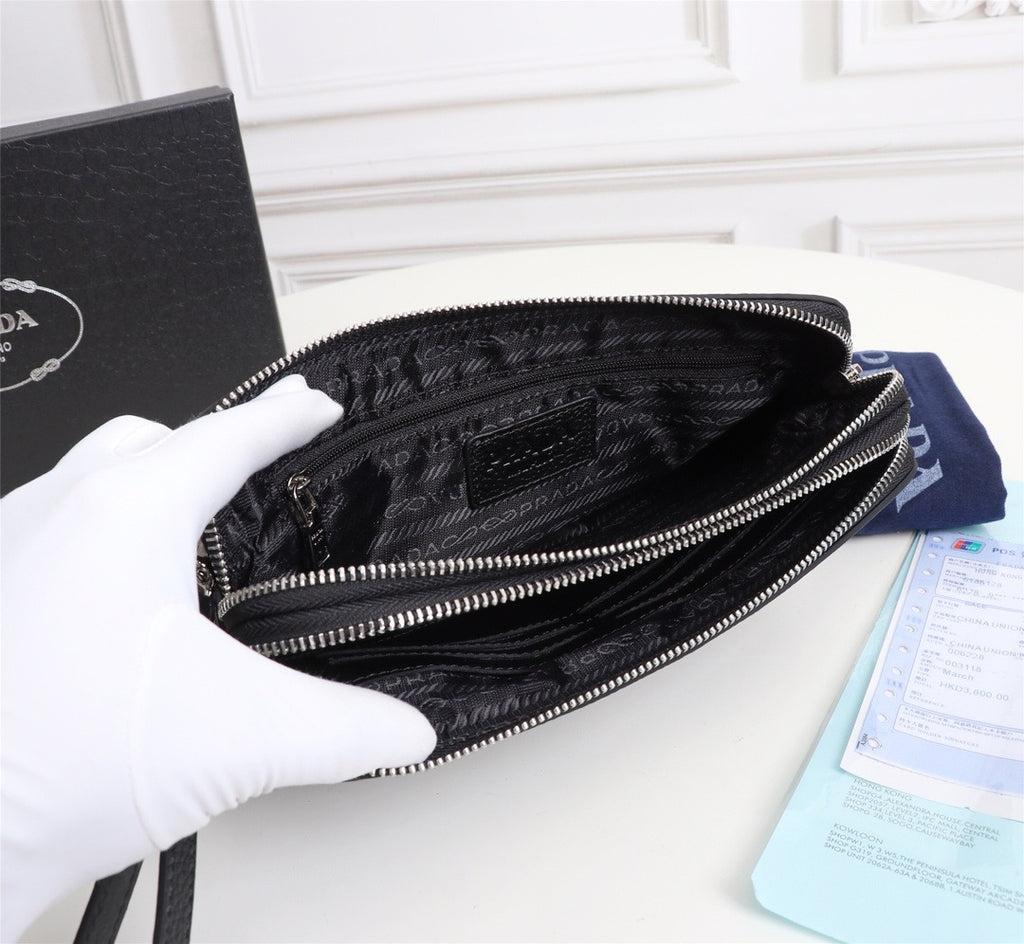 PRADA - Saffiano leather men's bag