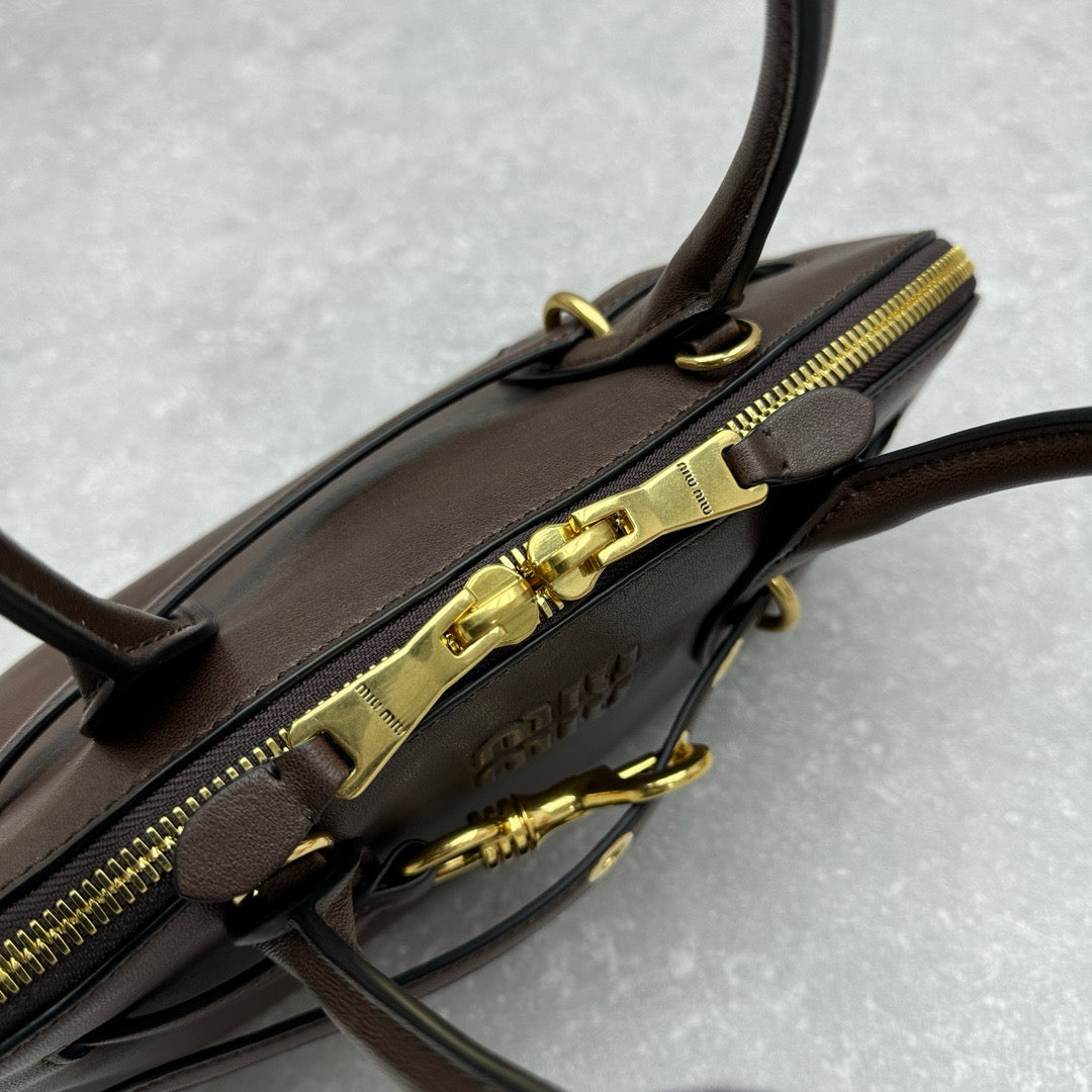 MIU MIU - Aventure nappa leather top-handle bag