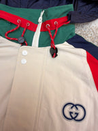 GUCCI  - Men's Red Gg Logo Grg Jacket