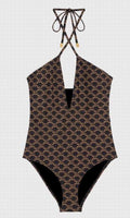 CELINE - SWIMSUIT IN MONOGRAM JERSEY